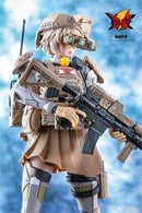 AC Raichu Bunka Seia Senki Series Armor Armored Girl Military Stapel Movable Eyes Beautiful Girl Stapel Plastic Model