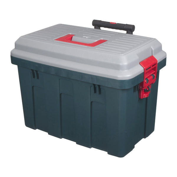 Iris Ohyama Storage BOX Carry Lock function 630 x 440 x 460 RV carry 650 gray/dark green