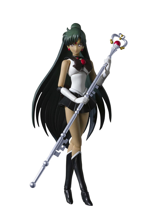 BANDAI SPIRITS S.H.Figuarts Sailor Moon R Sailor Pluto -Animation Color Edition- Approx. 150mm PVC&ABS painted movable figure