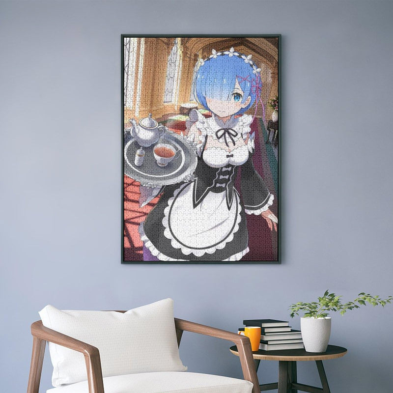 Re Zero Rem Emilia Puzzle Recreational Anime Goods Popular Toy First Choice Wooden Manga Wall Decor Gift Adult Unisex Enthusiast Birthday Gift (3