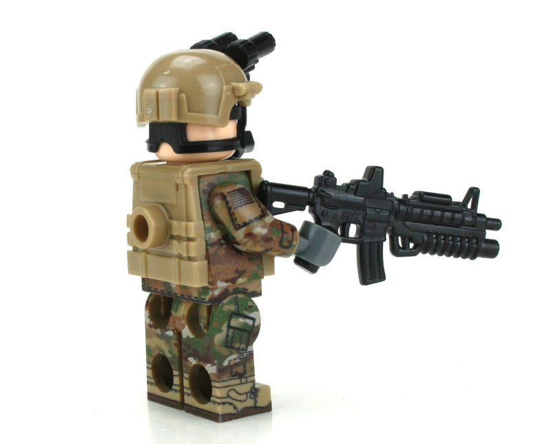 Army OCP Chemical WarfareBattle Brick Custom Minifigure