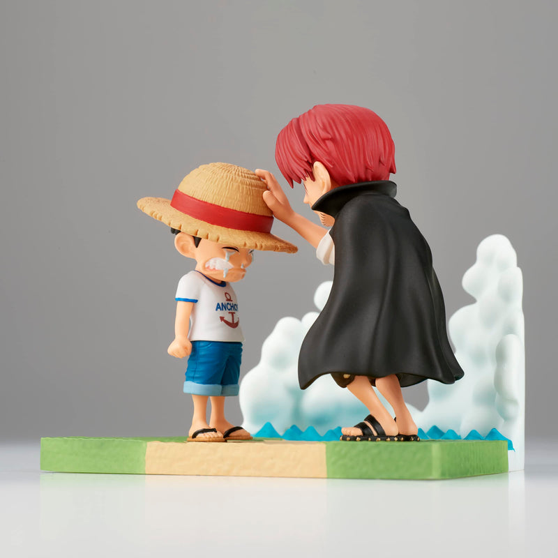 One Piece World Collectable Figure Log Stories Monkey D. Luffy & Shanks