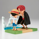 One Piece World Collectable Figure Log Stories Monkey D. Luffy & Shanks