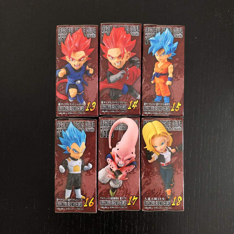 Banpresto DRAGONBALL LEGENDS COLLAB World Collectible Figure vol.3 All 6 types set Dragon Ball