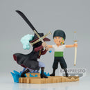 One Piece World Collectable Figure Log Stories Roronoa Zoro VS Dracule Mihawk