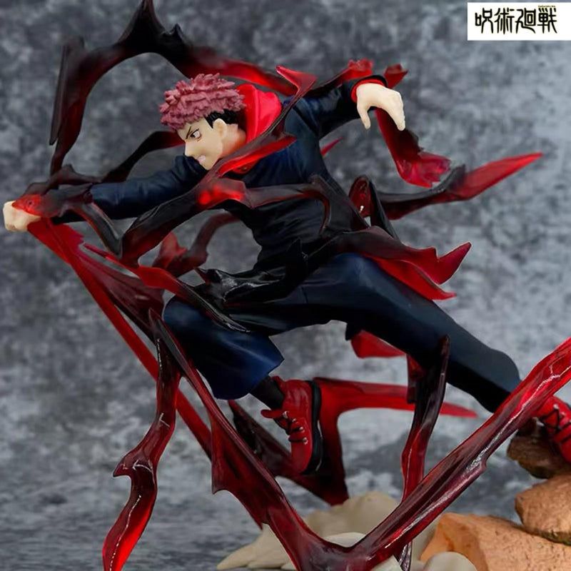 BoayDar Jujutsu Kaisen Badge Hanayashiki Kaitama Tamaori Yujin Kojo Black Flash Special Effects Juonfusukuroe Chokonose Figure ABS&PVC Painted Kaitama/Tamaori Figure 17cm