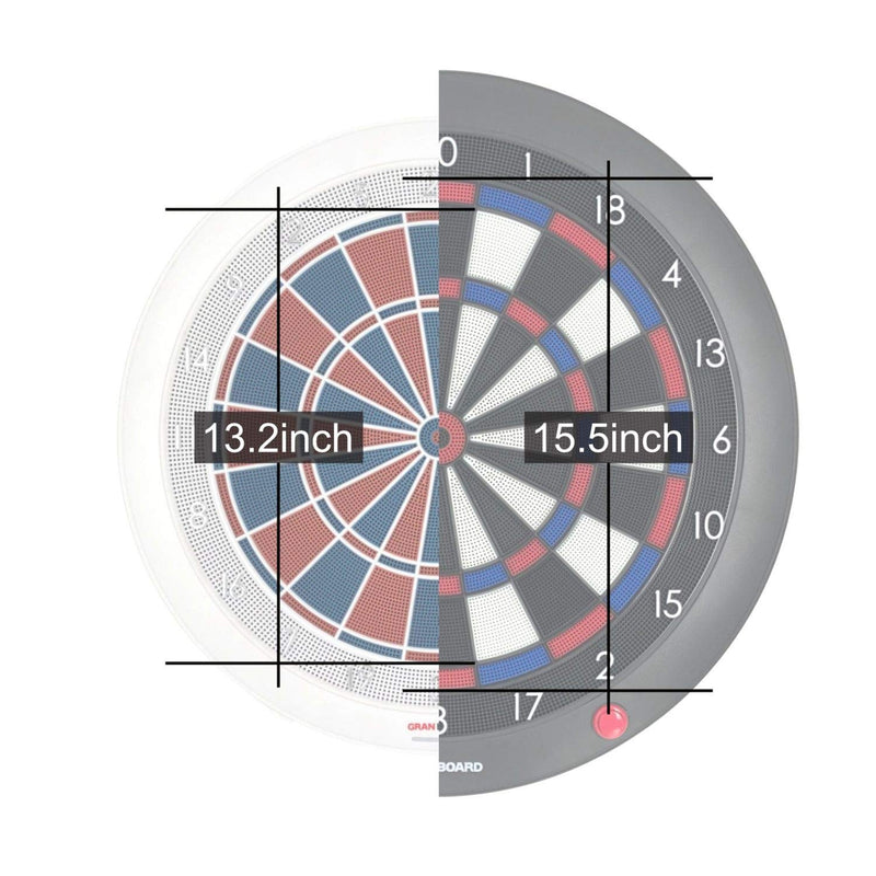 [GRAN] GRAN BOARD 132 White (blue/red) * Dart board for hard darts standard soft dts (communication battle Bluetooth Grand Board Soft Dart Dart Direction Practice)