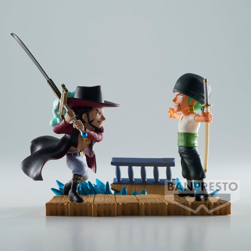 One Piece World Collectable Figure Log Stories Roronoa Zoro VS Dracule Mihawk