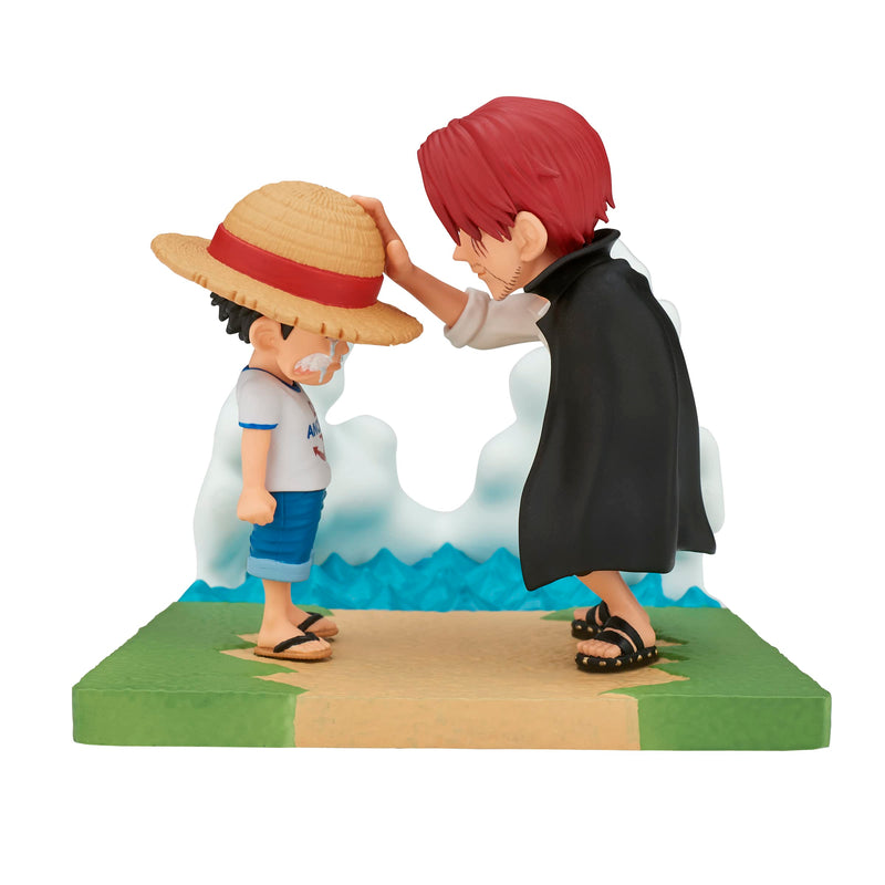 One Piece World Collectable Figure Log Stories Monkey D. Luffy & Shanks