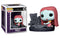 Funko Gravestone Jack & Sally The Nightmare Before Christmas Figure Pop! Skellington Zero Blacklight Ghost Dog 3 Piece Set