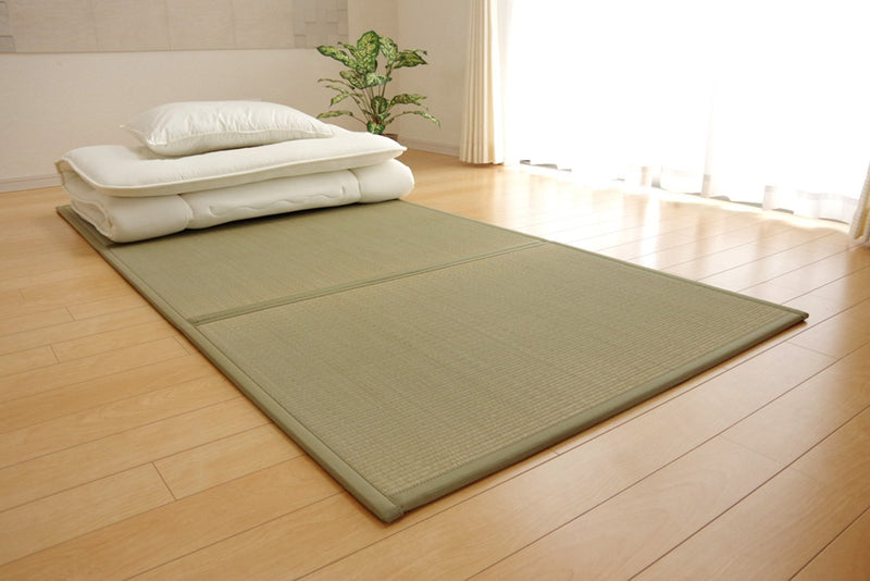 Igusa Mattress Single Made in Japan Yume Tatami 3 Rows Type Approx. 100 x 210cm