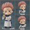 Nendoroid Jujutsu Kaisen Kojo Yuujin Fushiguro Megumi Double Sided Sukuna Gojo Satoru Action Figure Anime Q Version Figure PVC Statue Collection Model Ornament Gift 3.9 Inch Peripheral Goods Anime Goods Double Sided Sukuna