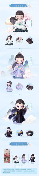 Chinese drama The Longest Promise Xiao Zhan Time Shadow Blind Box BLIND BOX PVC Q version figure official goods set 3 pieces