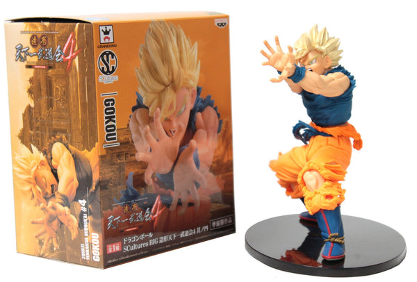 Dragon Ball SCultures BIG Modeling Tenkaichi Budokai 4 Part 4 Super Saiyan Son Goku Figure