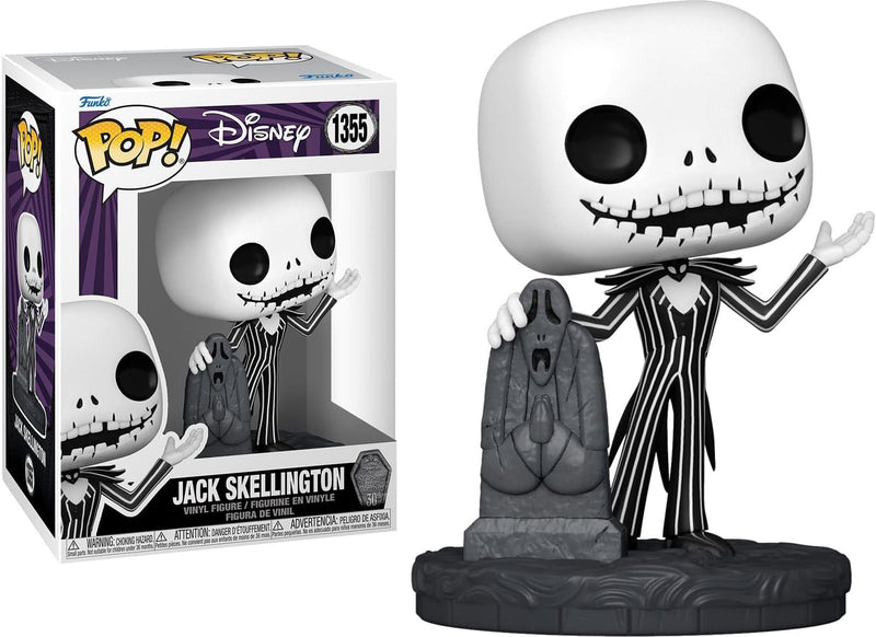 Funko Gravestone Jack & Sally The Nightmare Before Christmas Figure Pop! Skellington Zero Blacklight Ghost Dog 3 Piece Set