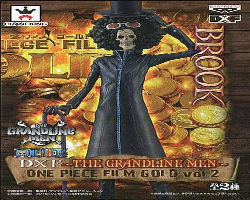 One Piece DXF Figure THE GRANDLINE MEN FILM GOLD Brook