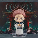 BoayDar figma Rukappu Nendoroid Jujutsu Kaisen Figure Q version Yujin Kojo Gojo Satoru Fushikuro Kei Ryoujin Sukuna Kugisaki Nobara Figure Goods Movable and changeable face 10cm Model Statue Roujin Sukuna