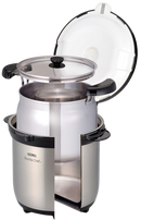 Thermos cooker 4.5L (for 4-6 people) Clear stainless steel KBG-4500 CS