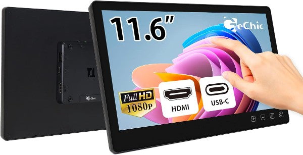 Mobile Monitor with Touch Panel 11.6 Inch 1920x1080 IPS 10 7H VESA75