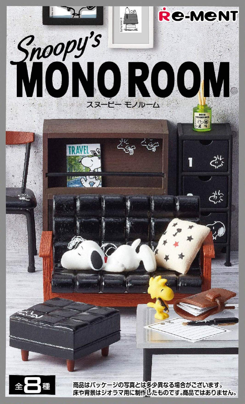 SNOOPY'S MONO ROOM BOX product 1BOX = 8 pieces, all 8 types