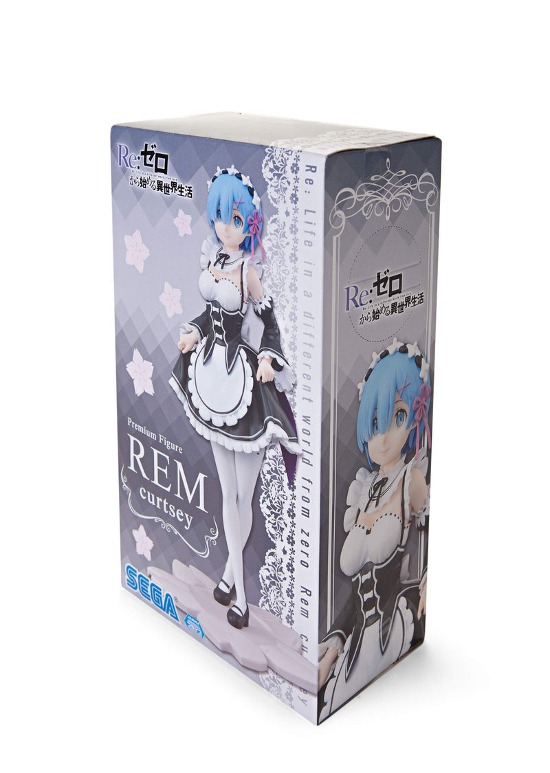 Sega Re:ZERO -Starting Life in Another World- Premium Figure Rem Curtsey