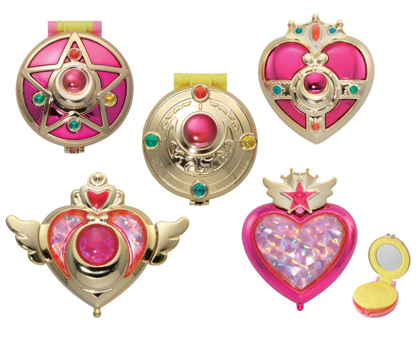 Pretty Guardian Sailor Moon Transformation Compact Mirror Set of 5 Types