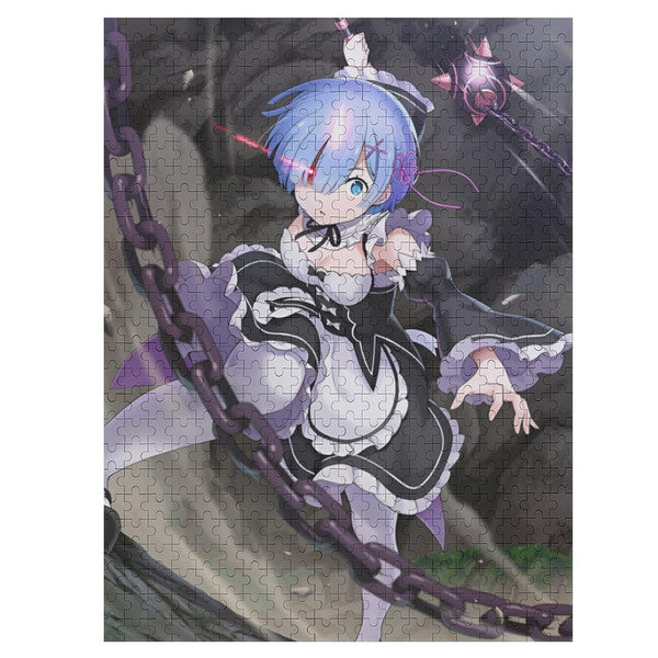 Re Zero Rem Emilia Puzzle Recreational Anime Goods Popular Toy First Choice Wooden Manga Wall Decor Gift Adult Unisex Enthusiast Birthday Gift (3