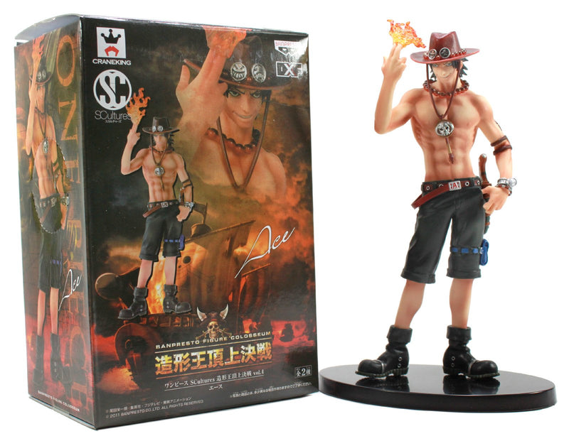 ONE PIECE SCultures Zoukeiou Summit Battle vol.4 Portgas D. Ace Single Item Banpresto Prize