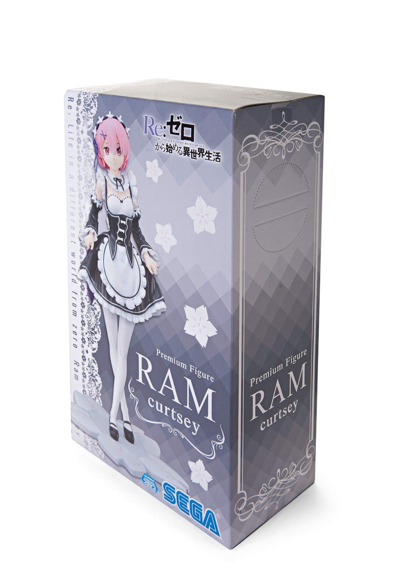 Sega Re:ZERO -Starting Life in Another World- PM Figure Ram curtsey