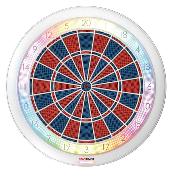 [GRAN] GRAN BOARD 132 White (blue/red) * Dart board for hard darts standard soft dts (communication battle Bluetooth Grand Board Soft Dart Dart Direction Practice)