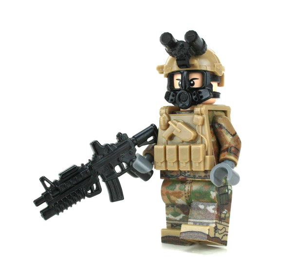 Army OCP Chemical WarfareBattle Brick Custom Minifigure