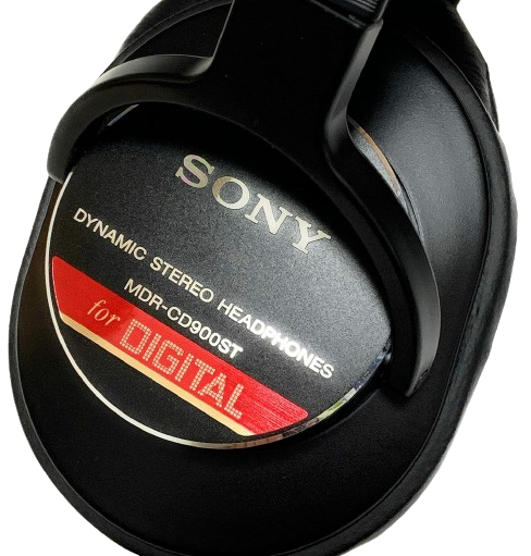 SONY wired closed studio monitor headphones black MDR-CD900ST