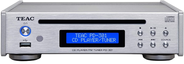 TEAC CD player/FM tuner PD-301-X Silver