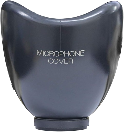 Microphone Cove splash prevention and soundproofing effect. Black