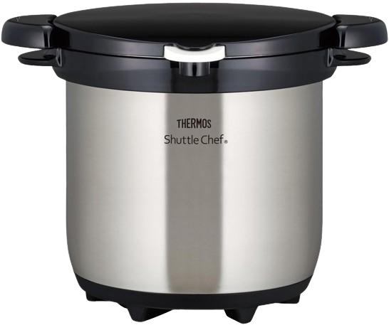 Thermos cooker 4.5L (for 4-6 people) Clear stainless steel KBG-4500 CS