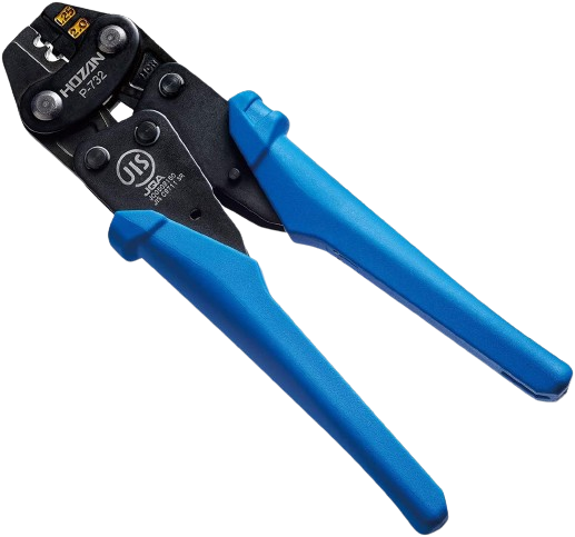 HOZAN Crimping Tool (For Bare Crimp Terminals/Nude Crimp Sleeves) 1.25/2 P-732