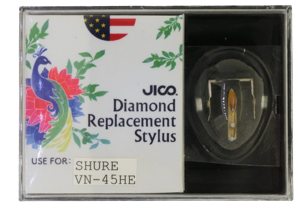 JICO Record Needle Replacement Needle for SHURE VN-45HE S Daen Needle 192-VN45HE