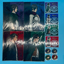 Official ONKYO × Attack on Titan 12-Piece Set (Acrylic Stands, A4 Clear Files & Can Badges – 4 Types Each)