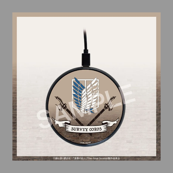 Attack on Titan Wireless Charger | 15W Fast Charging Pad