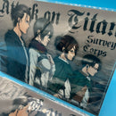 Official ONKYO × Attack on Titan 10-Piece Set (A4 Clear Files – 10 Designs)