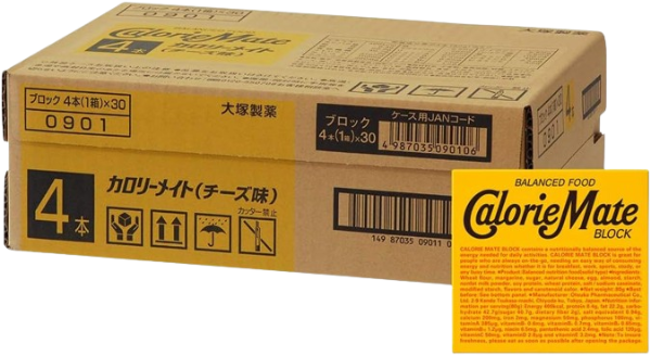 Otsuka Pharmaceutical Calorie Mate Block Cheese 4 x 30