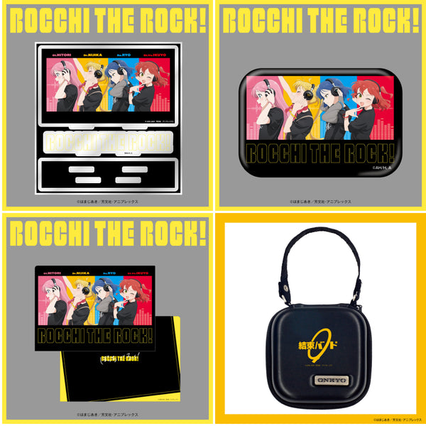 Bocchi the Rock! Kessoku Band Set [Acrylic Stand / Pin Badge / A4 Clear File / Multi Case – 1 Each] — ONKYO Original