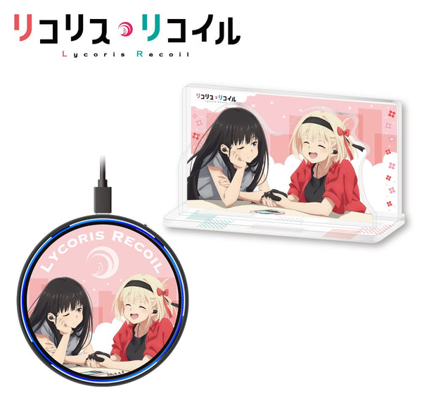 Lycoris Recoil 2-Piece Set (Acrylic Stand & Wireless Charger)