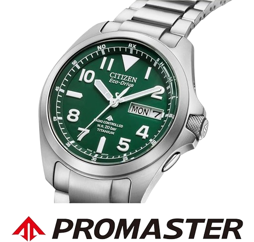 [Citizen] Watch PROMASTER Eco-Drive Waterproof Radio Solar PMD56-2951 Silver