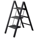 Hasegawa Kogyo Slim step ladder 3-stage Black SJ-3D (BK) (78cm) (17407)