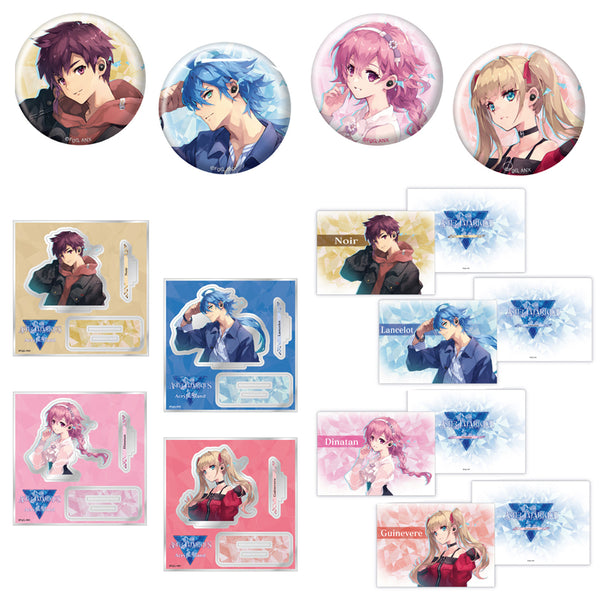“Astartatarisk” Set (Acrylic Stands, A4 Clear Files, and Can Badges – 4 Types Each)