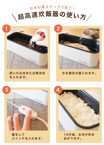 THANKO 12V Bento Box/ Rice Cooker TKLUN21W [socket power supply]