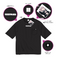 【Anime Merch Set Call of the Night (Yofukashi no Uta)】  T-shirt (XL)Black＆White + Canvas Sacoche + A4 Clear File