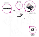 【Anime Merch Set Call of the Night (Yofukashi no Uta)】  T-shirt (XL)Black＆White + Canvas Sacoche + A4 Clear File