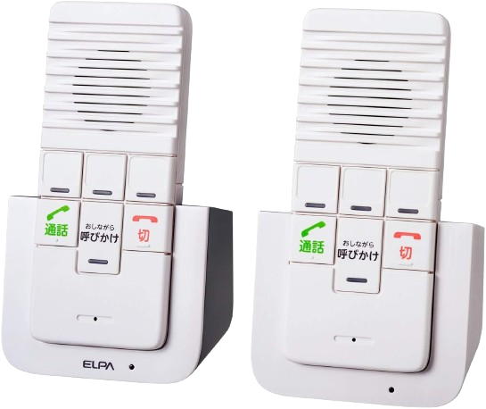 ELPA DECT Wireless Intercom No Construction Required Nursing Care WIP-5150SET